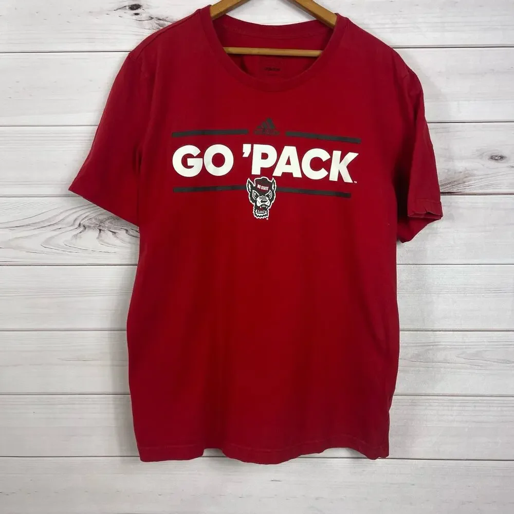 North Carolina State Wolfpack‎ Tee Adidas Mens Large
